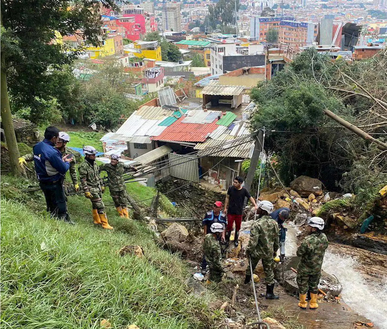 Emergencias por lluvias en Bogotá: Santa Cecilia en riesgo de deslizamiento