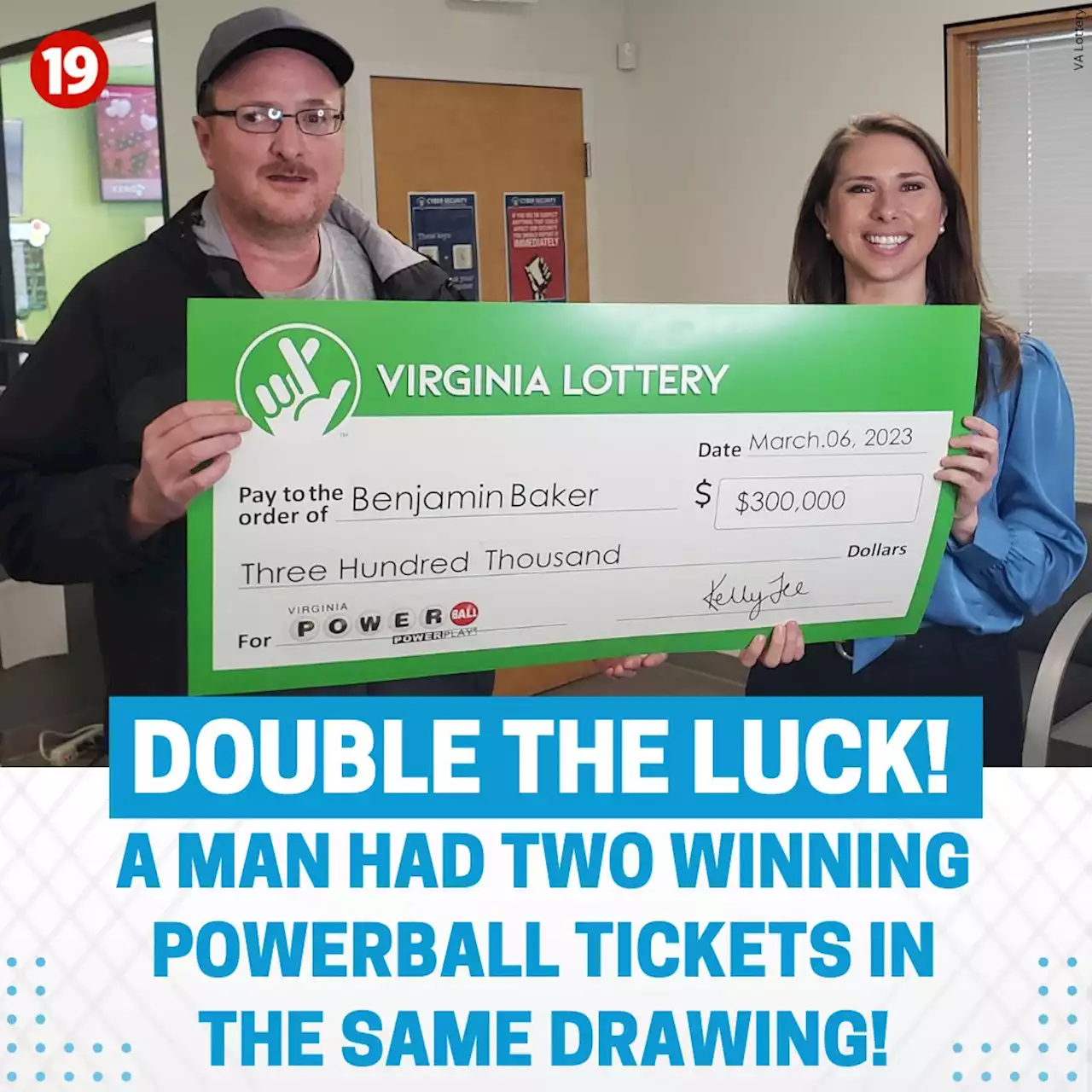 ‘I was really lucky’: Man had 2 winning Powerball tickets in the same drawing