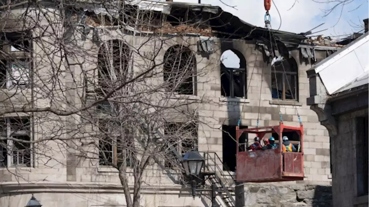 Montreal police confirm fifth body found in rubble of historic building fire