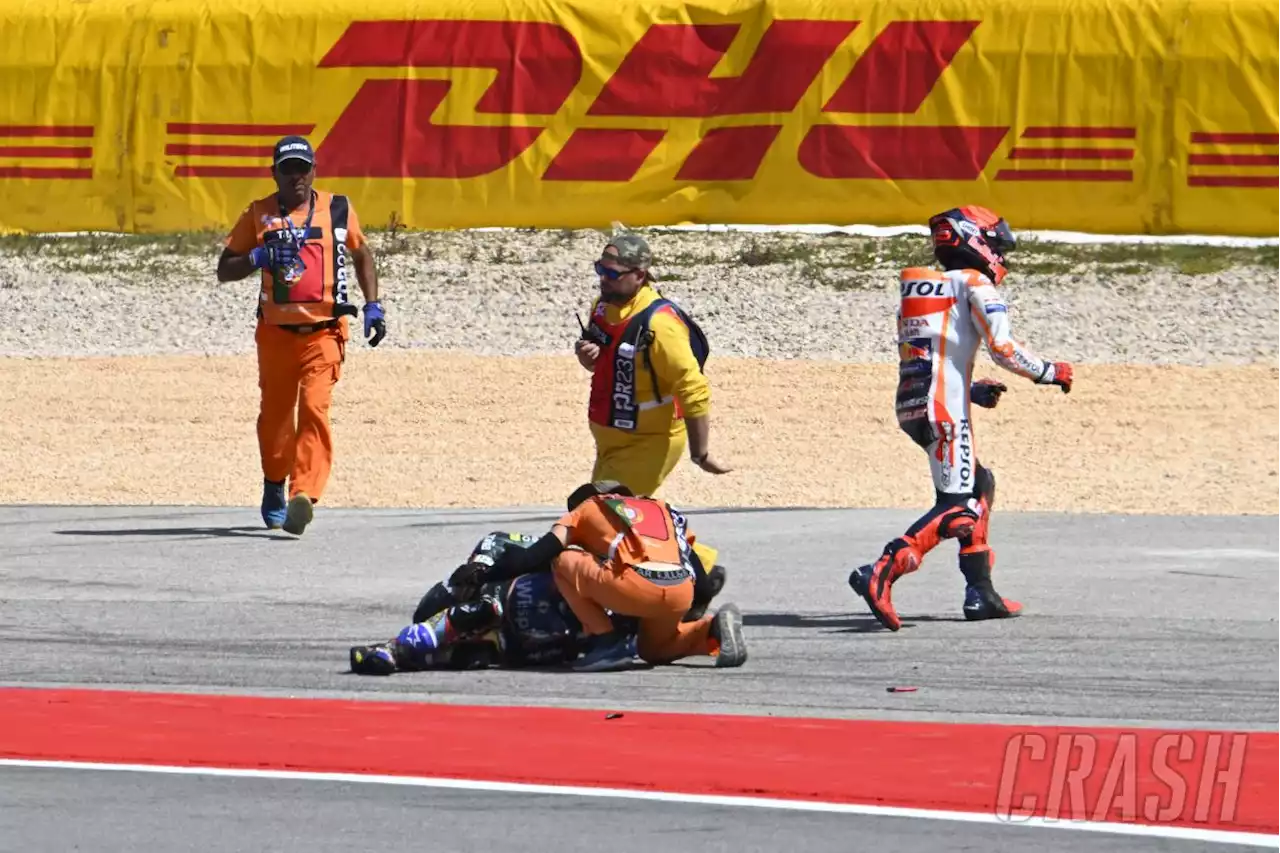 Aleix Espargaro on Marc Marquez’s crash: “They have to ban him for one race'