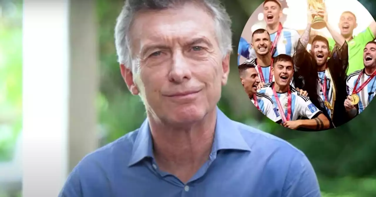 Macri se bajó de las elecciones presidenciales 2023 y se comparó con la Selección