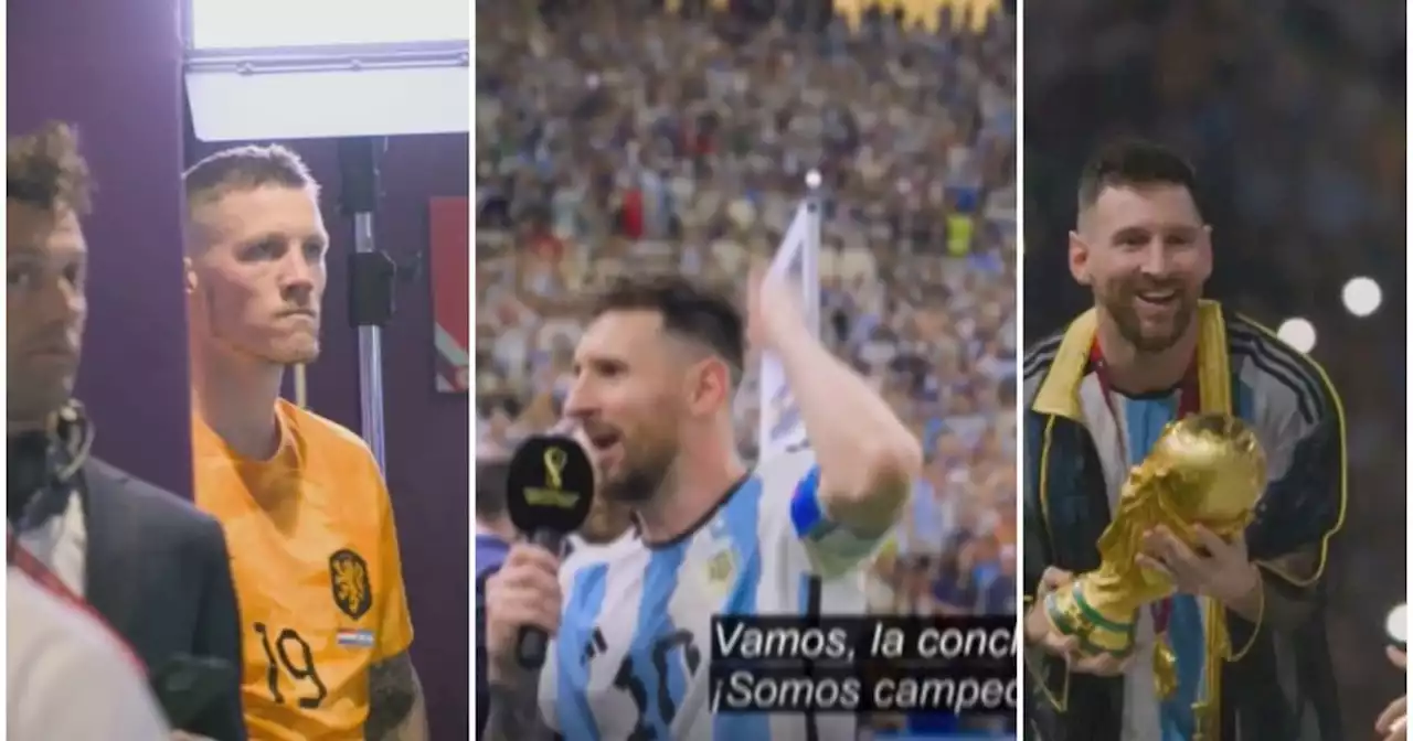 Video: tres perlitas de Messi en la peli de FIFA sobre el campeón del mundo