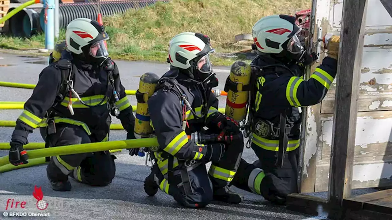 Bgld: 30 Feuerwehrmitglieder absolvierten die Atemschutz-Leistungsprüfung in Loipersdorf