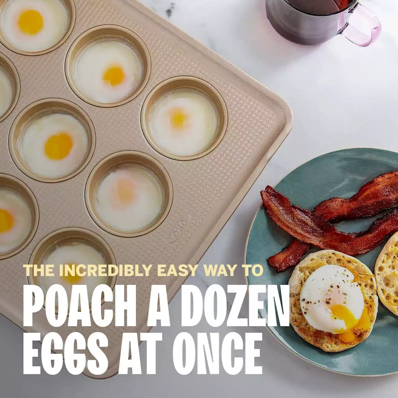 The Incredibly Easy Way to Poach a Dozen Eggs at Once