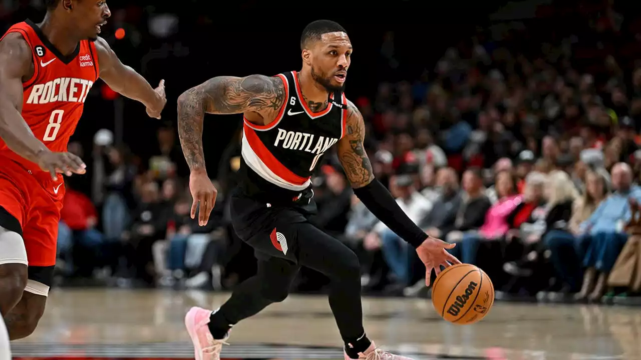 Trail Blazers may sit injured star Damian Lillard for rest of season amid dimming playoff hopes: report