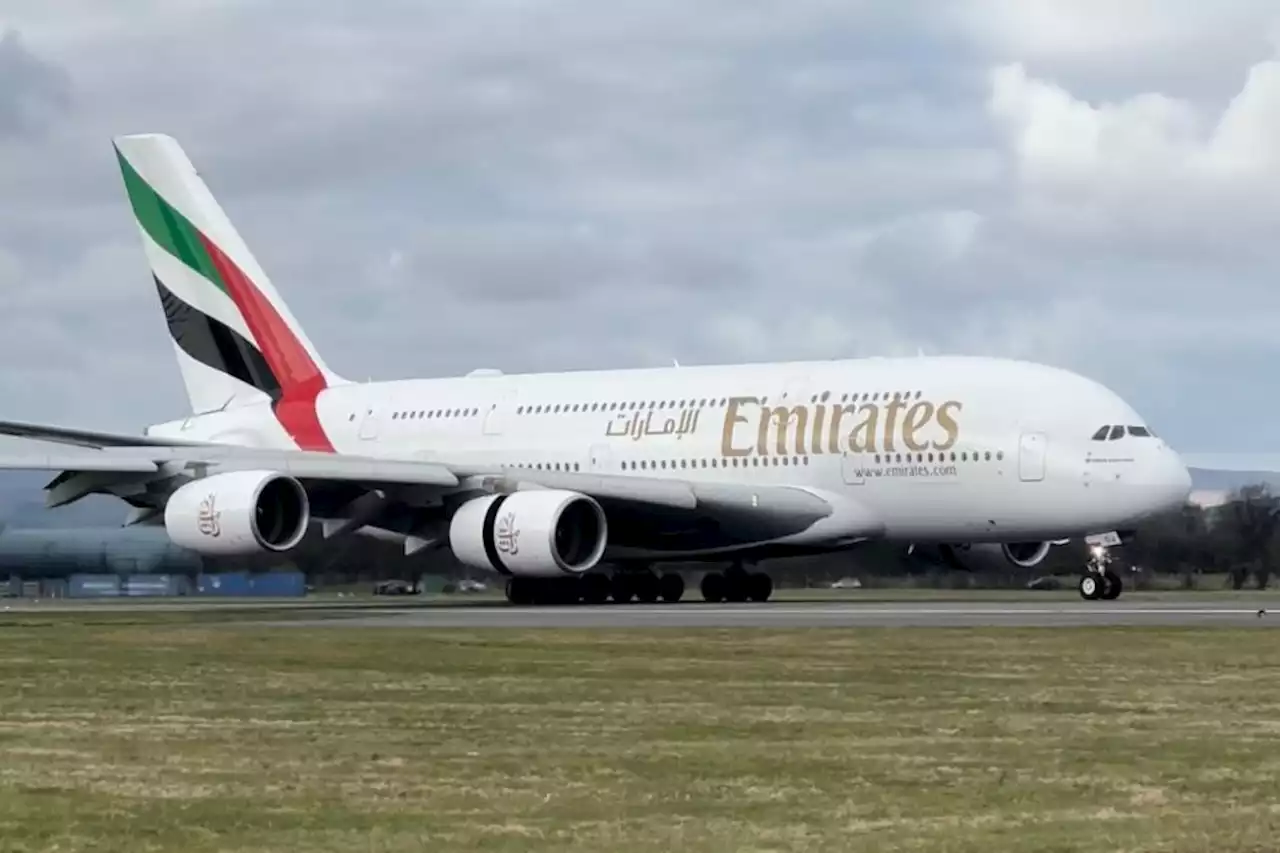 WATCH: Emirates A380 lands at Glasgow Airport for first time in years