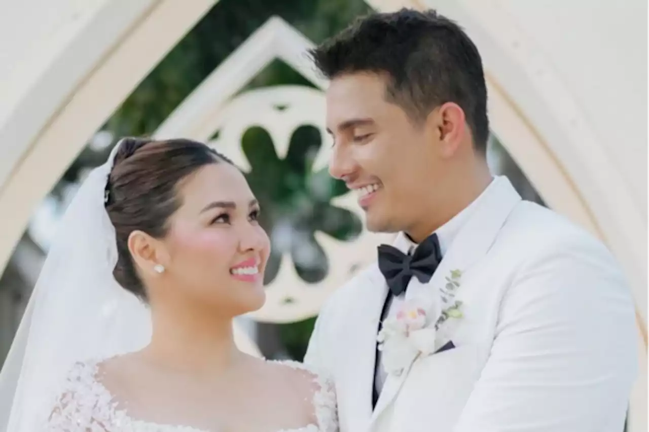 LOOK: Ejay Falcon, Jana Roxas say ‘I do’ in lavish garden ceremony