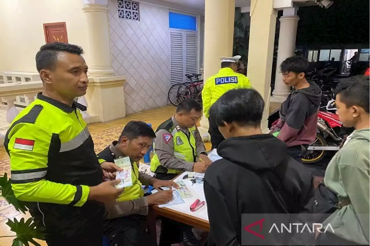 Puluhan Kendaraan Berknalpot Brong di Solo Diamankan Polisi