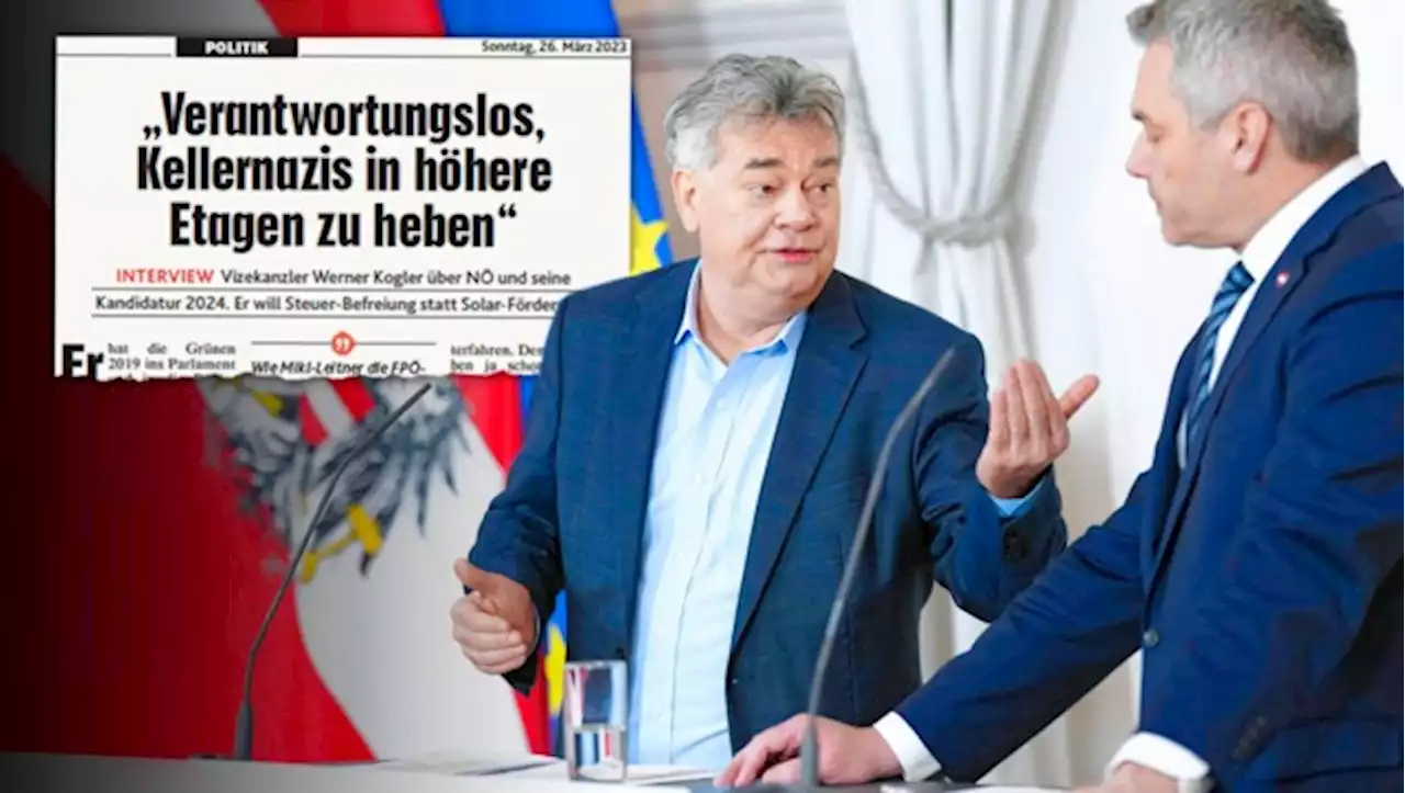 Kogler vs. Nehammer: Start für den Vorwahlkampf