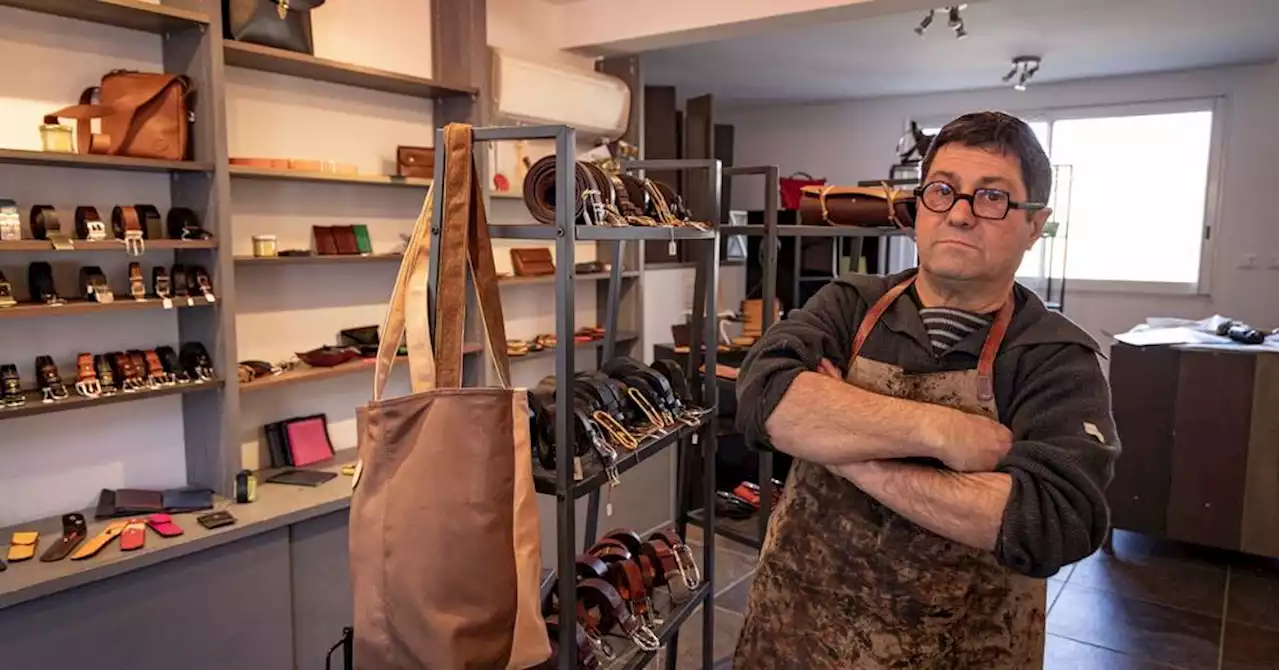 Frédéric Deschamps, sellier-maroquinier à Mimet : 40 ans de passion