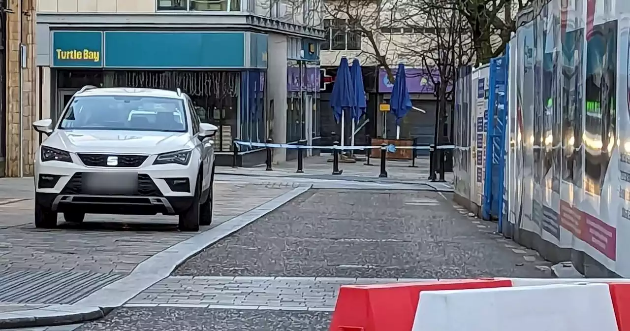 Police seal off Preston street after 'disorder' leaves man in hospital