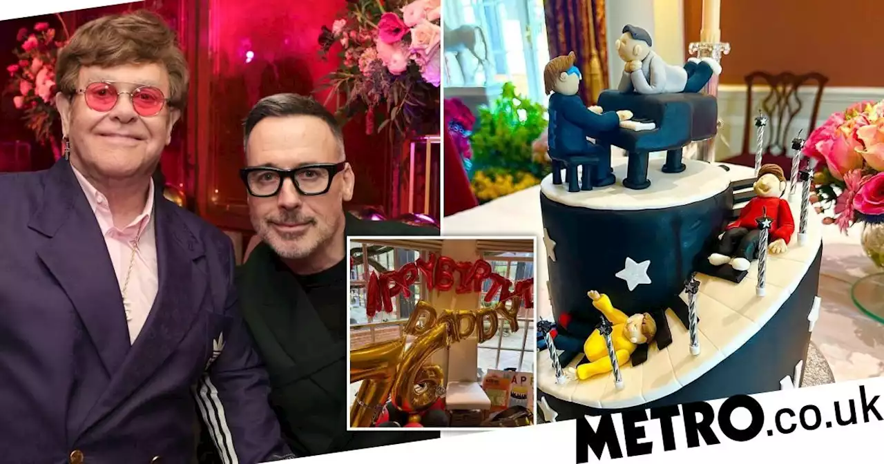 Elton John receives wild present from husband David Furnish for 76th birthday