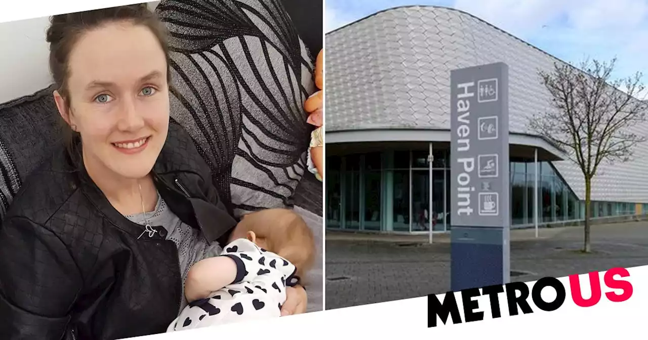 Mum breastfeeding in swimming pool told 'go near drain in case baby is sick'