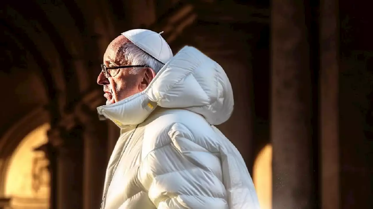 La verdad sobre la campera inflada del Papa Francisco