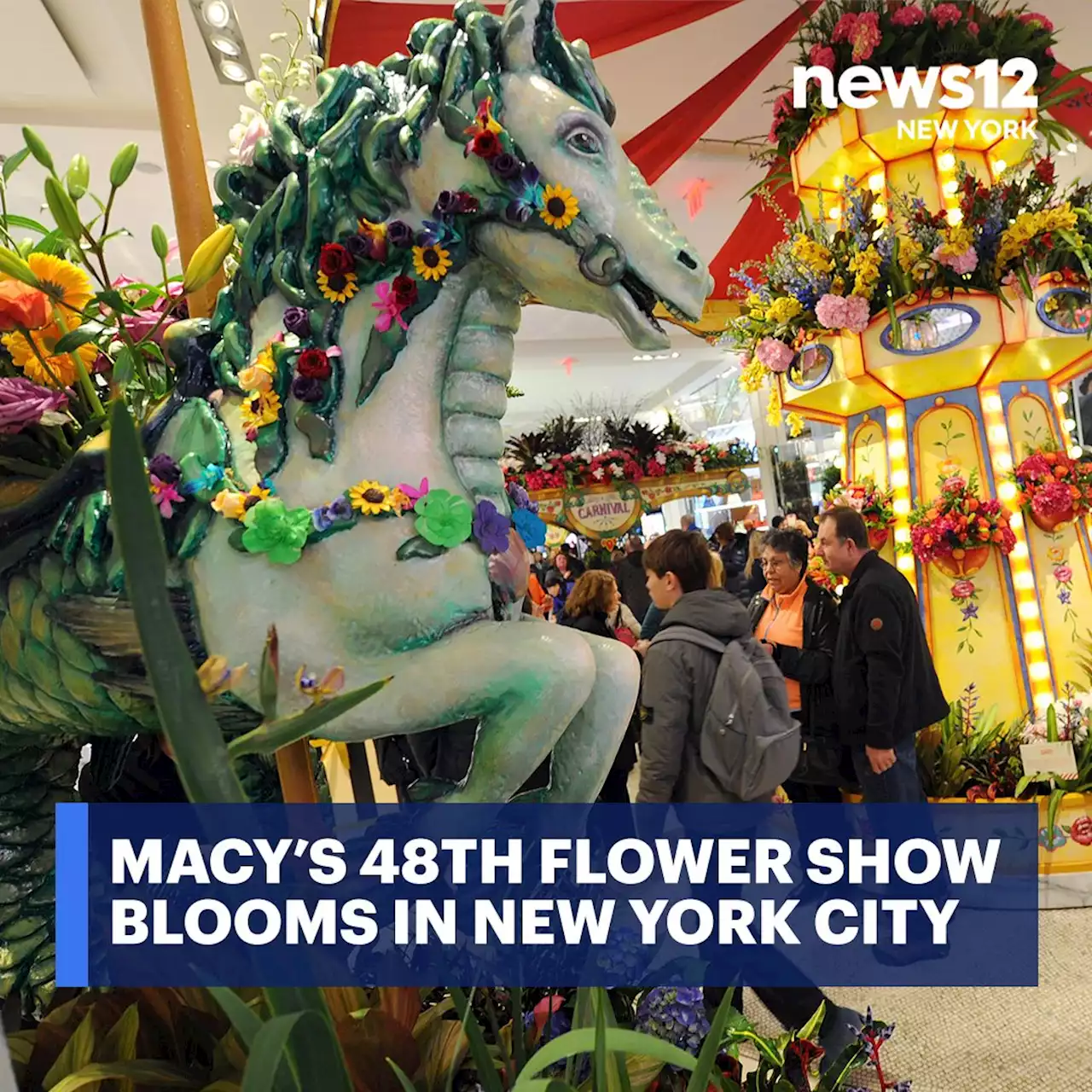 Macy's 48th annual Flower Show blooms at Herald Square