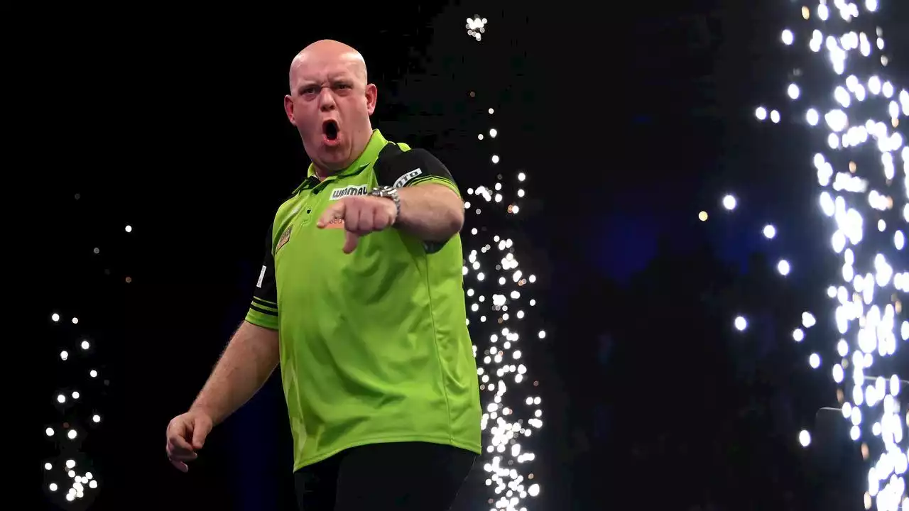 Van Gerwen en Noppert overtuigend naar kwartfinales European Darts Open