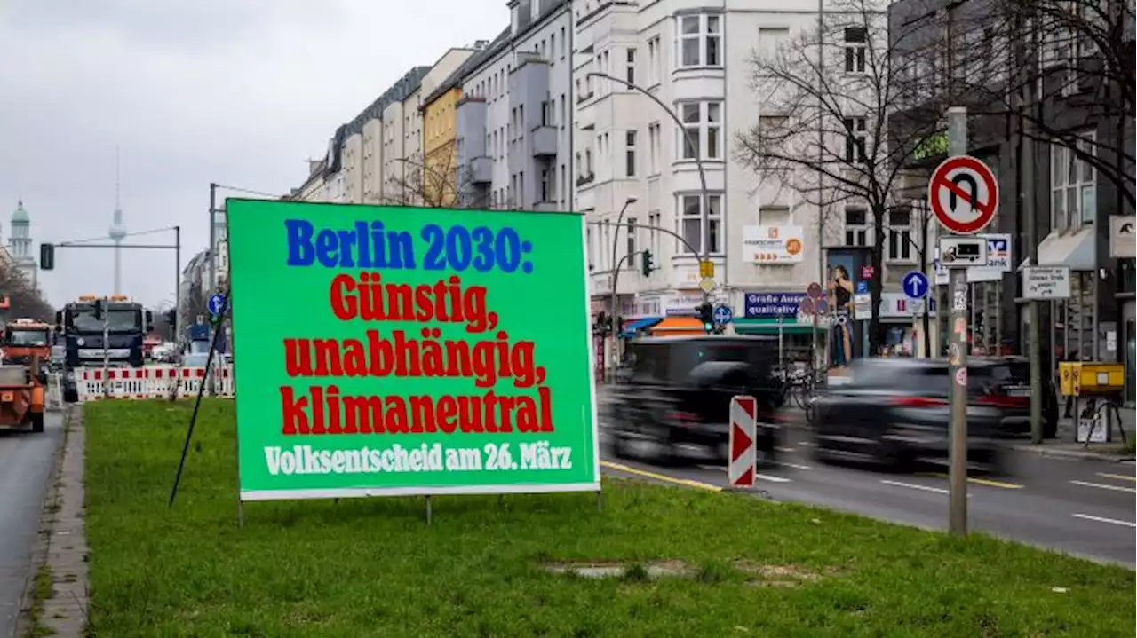 Abstimmung über Volksentscheid 'Klimaneutral 2030' hat begonnen