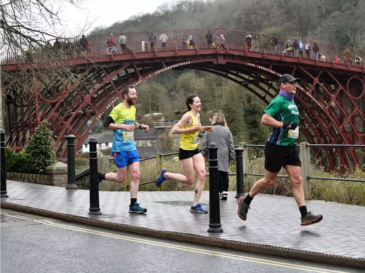 Hundreds of runners hit historic streets for Ironbridge Half Marathon