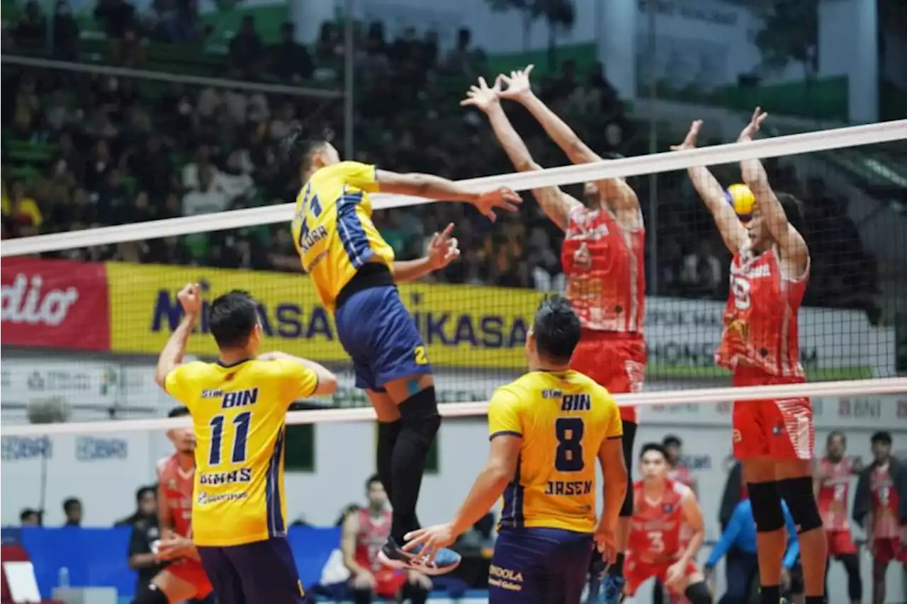 Hasil Proliga 2023: Jakarta STIN BIN Menang Mudah atas Palembang Bank Sumsel Babel