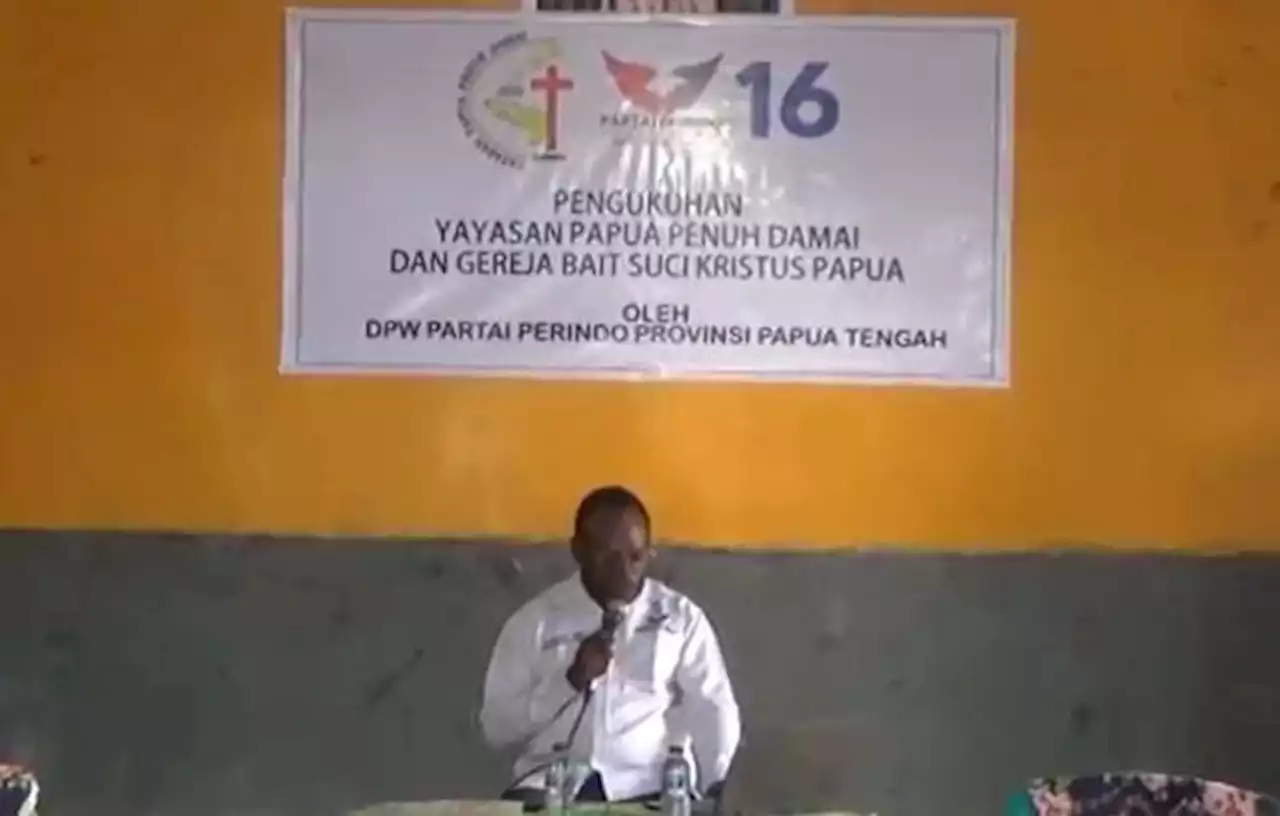 Partai Perindo Bantu Legalisasi Yayasan dan Gereja di Papua Tengah