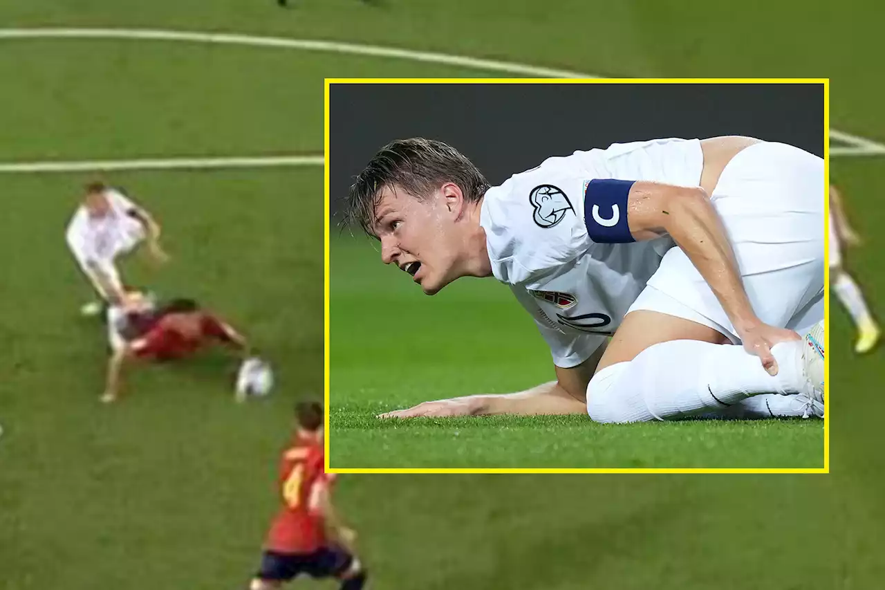 Arsenal fans aren't impressed as Odegaard is wiped out by City star Rodri