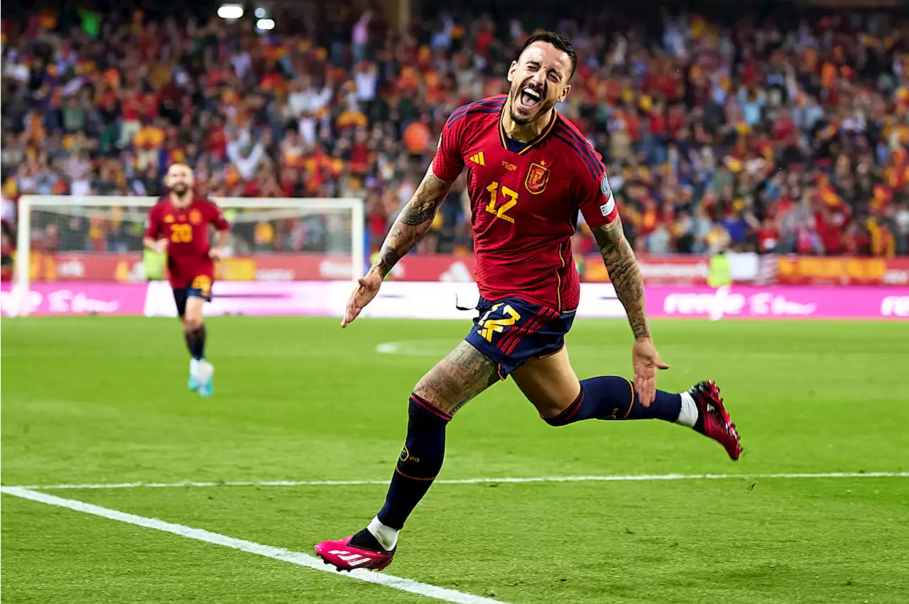 Newcastle flop Joselu scores two goals in two minutes as he makes Spain debut aged 32