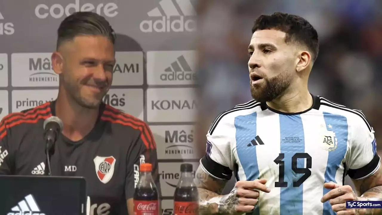 Un nuevo guiño de Demichelis a Otamendi para que llegue a River - TyC Sports