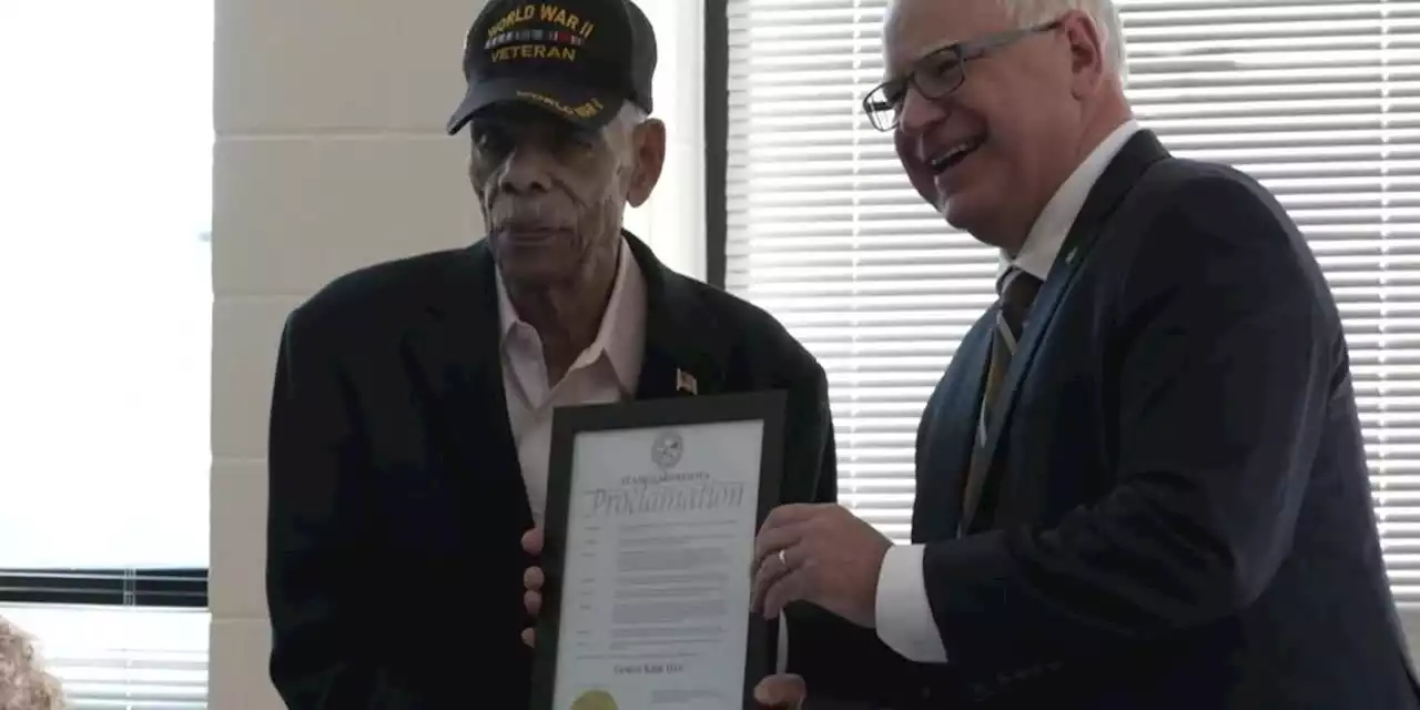 ‘I still feel like a young man’: WWII veteran celebrates 100th birthday