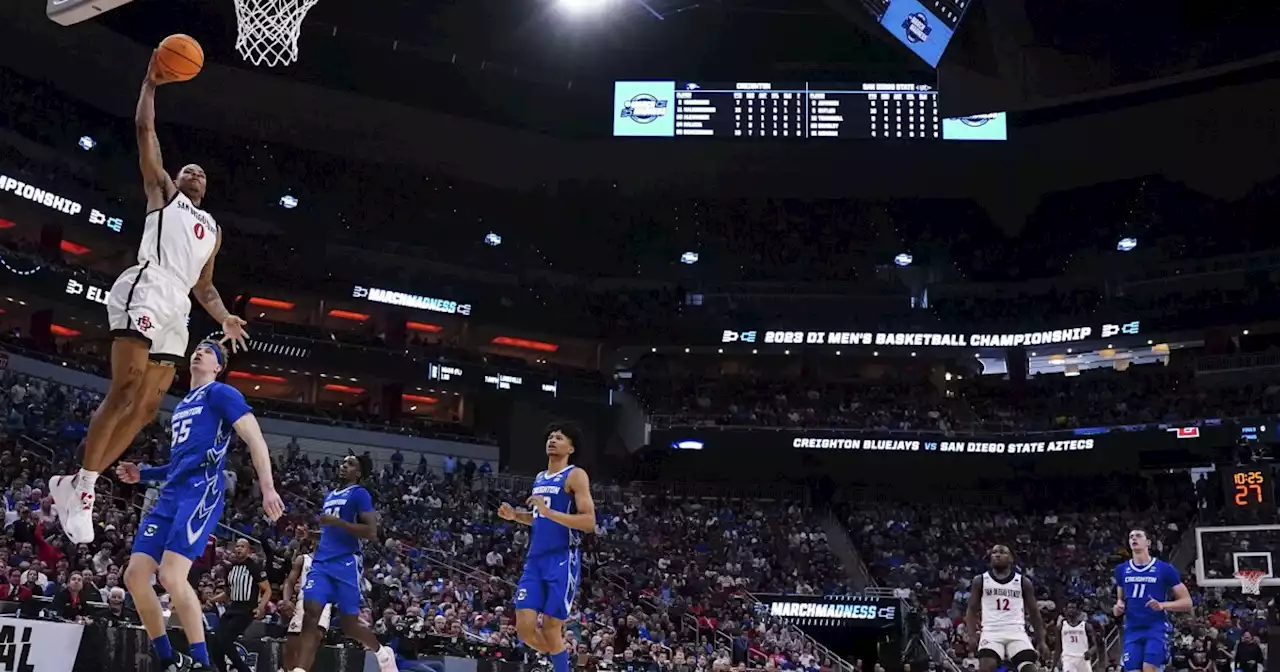 San Diego State defeats Creighton, advances to 1st Final Four in program history