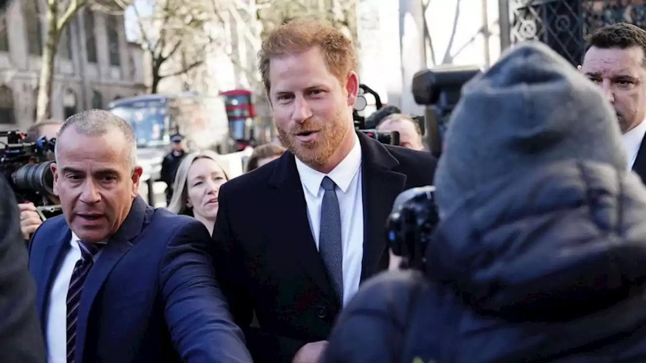 Prince Harry makes surprise appearance in UK court