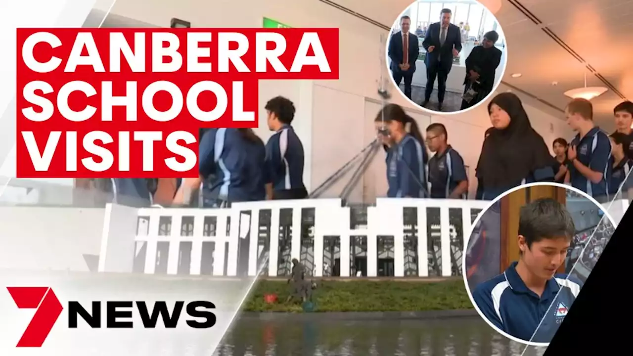 Canberra school visits supported by Pacer | 7NEWS