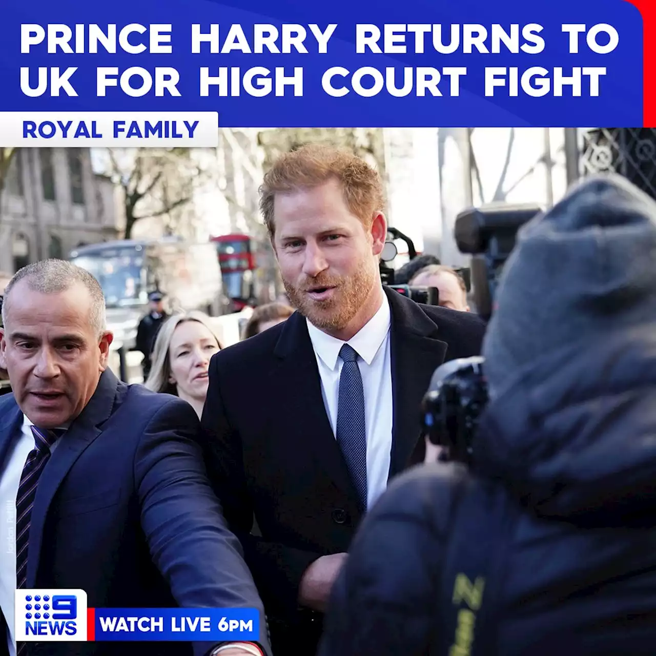 Prince Harry back in London for UK High Court fight