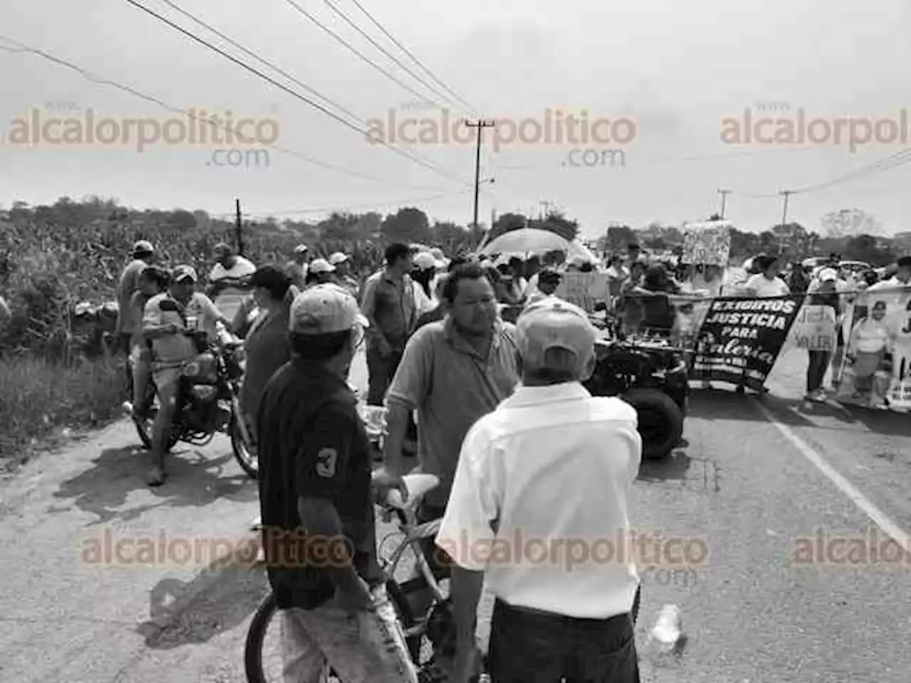 Con manifestación en Amozoc-Nautla, claman justicia para Valeria