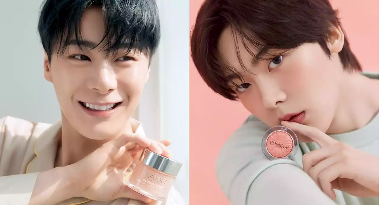 ASTRO's Moobin & Sanha selected as latest models for beauty brand Clinique | allkpop