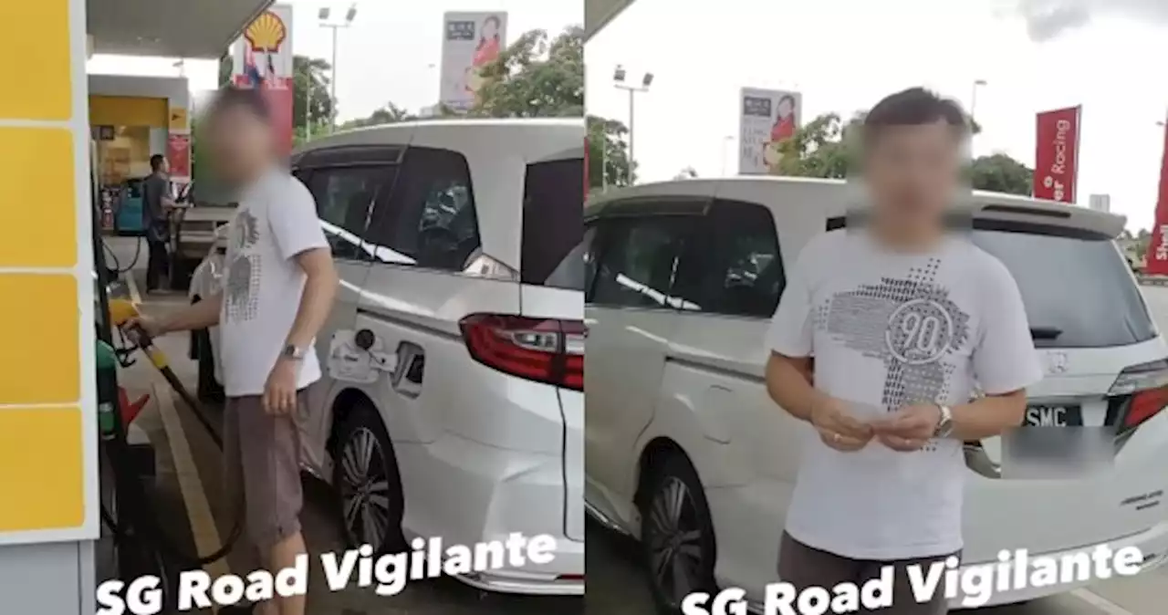 'Even though I'm Malaysian also cannot?' Driver gets caught fuelling Singapore-registered car with Ron95