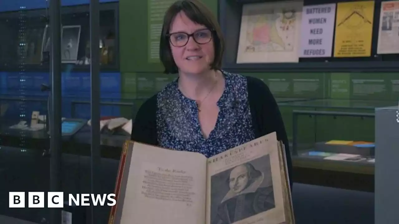 Shakespeare collection displayed at Leeds University