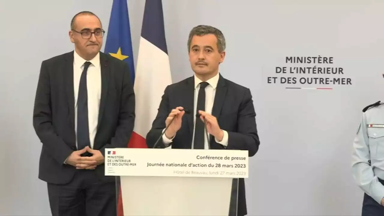 EN DIRECT - Retraites: Darmanin annonce 13.000 policiers et gendarmes mobilisés mardi dont 5500 à Paris