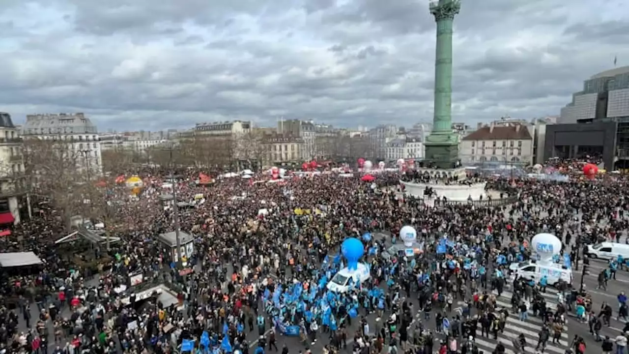 Réforme des retraites: le trajet de la manifestation à Paris pour la grève du 28 mars