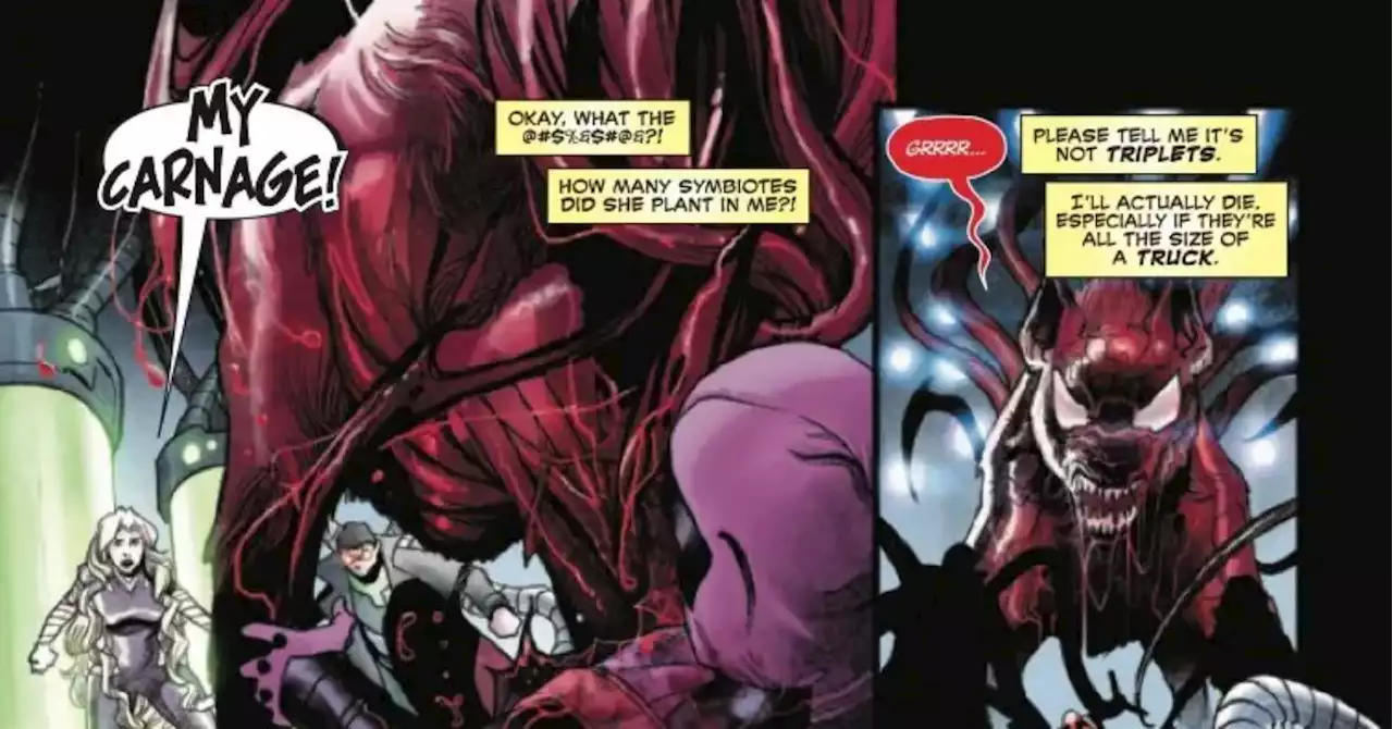 Deadpool #5 Preview: Symbiote Doggo with Daddy Issues Devours Carnage