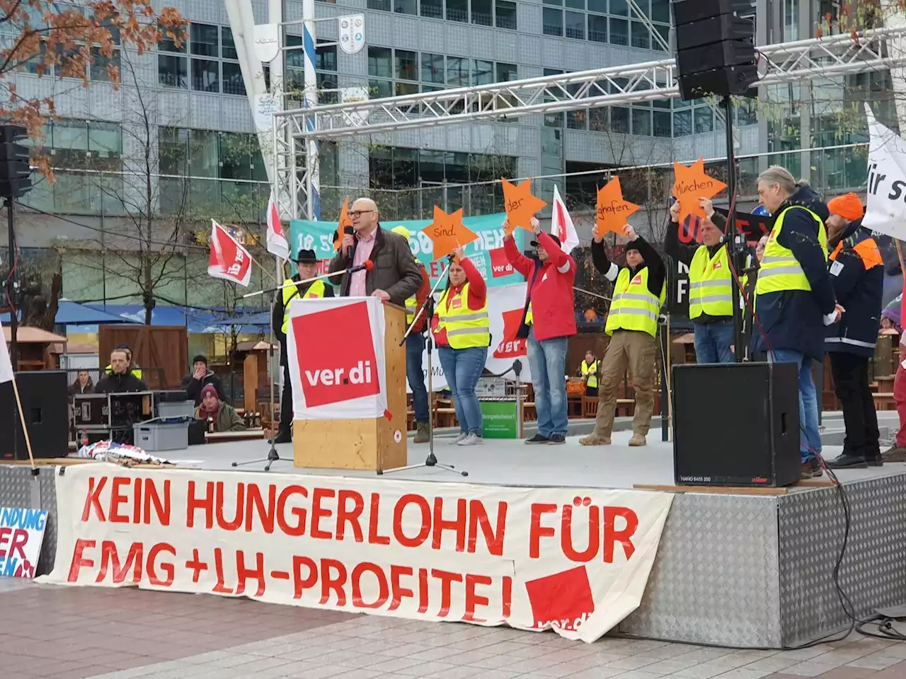 Warnstreik am Flughafen München: 'Es startet und landet nichts'