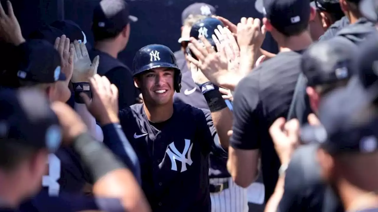 Baseball-NY Yankees name homegrown prospect Volpe to Opening Day roster