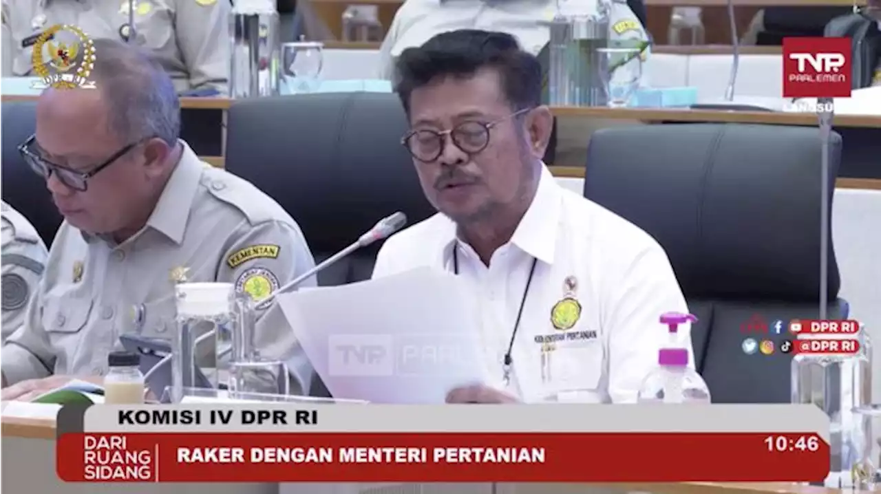 Mentan Klaim Produksi Beras Aman, DPR Langsung Serang Balik