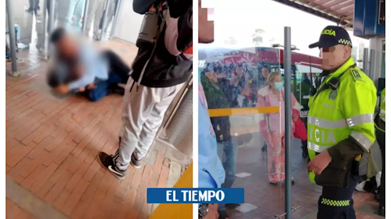 Hombres se fueron a los golpes en TransMilenio por quién abordaba primero el bus