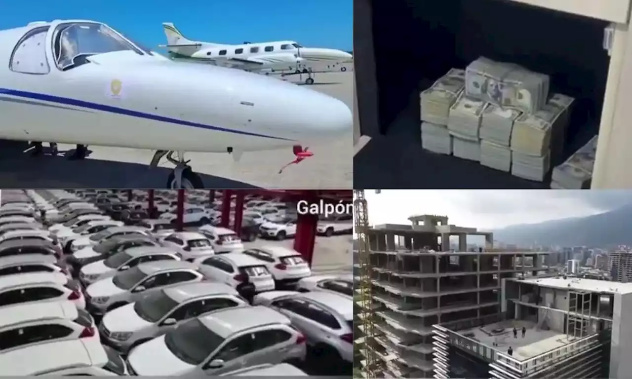 Venezuela: este es el video de 'jets', predios y carros incautados a saqueadores