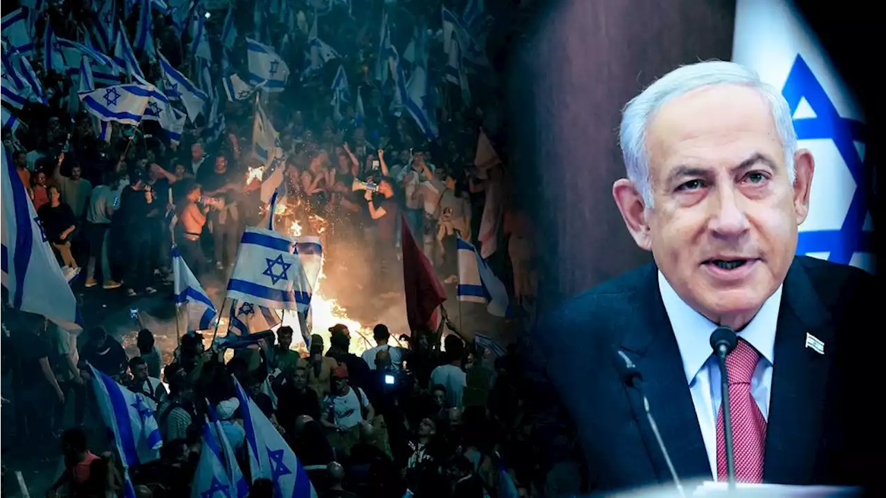 Netanyahu väntas backa efter folkets protester