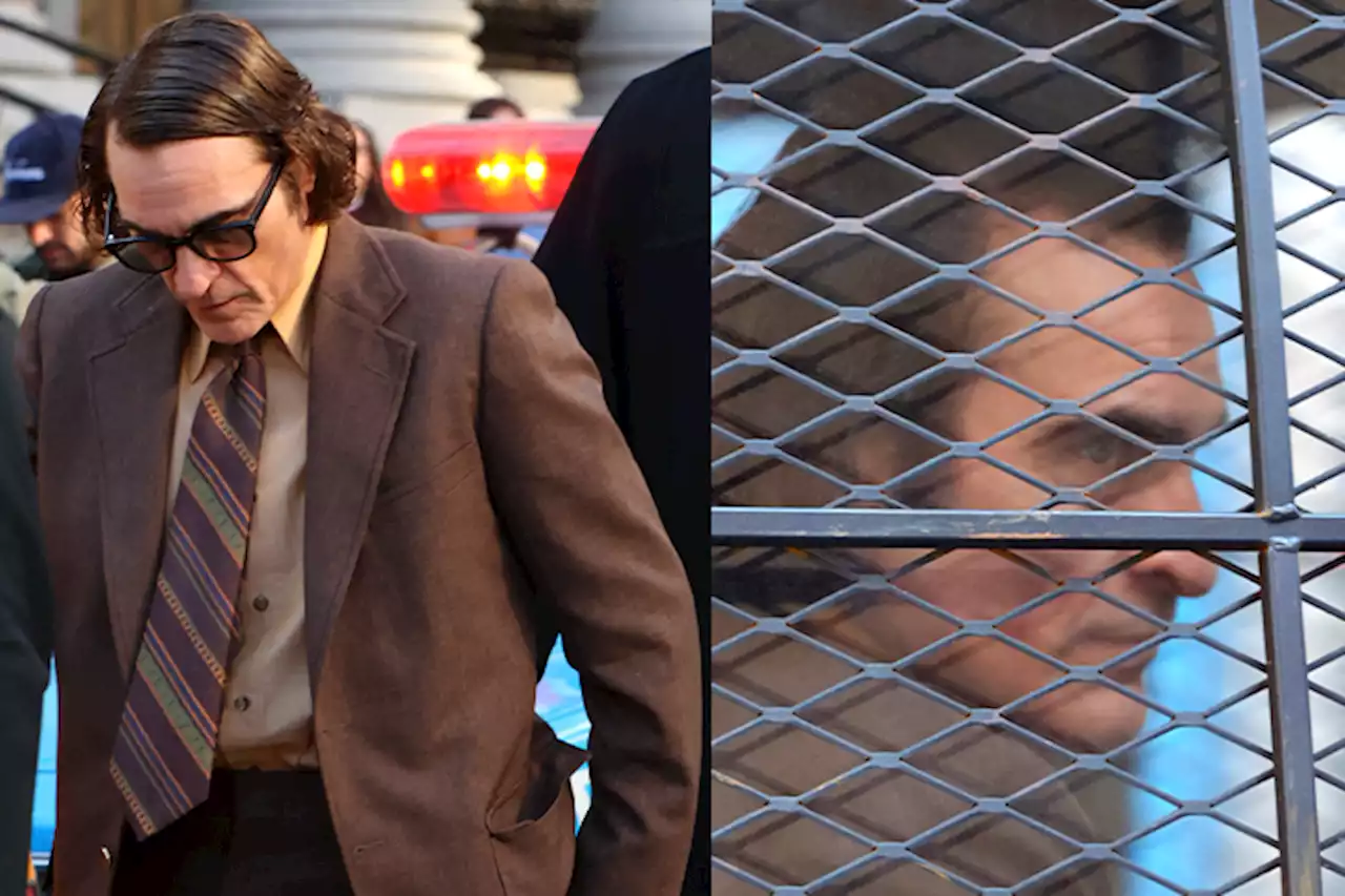 Joaquin Phoenix Gets Escorted Into Police Car While Shooting ‘Joker 2’ In New York City