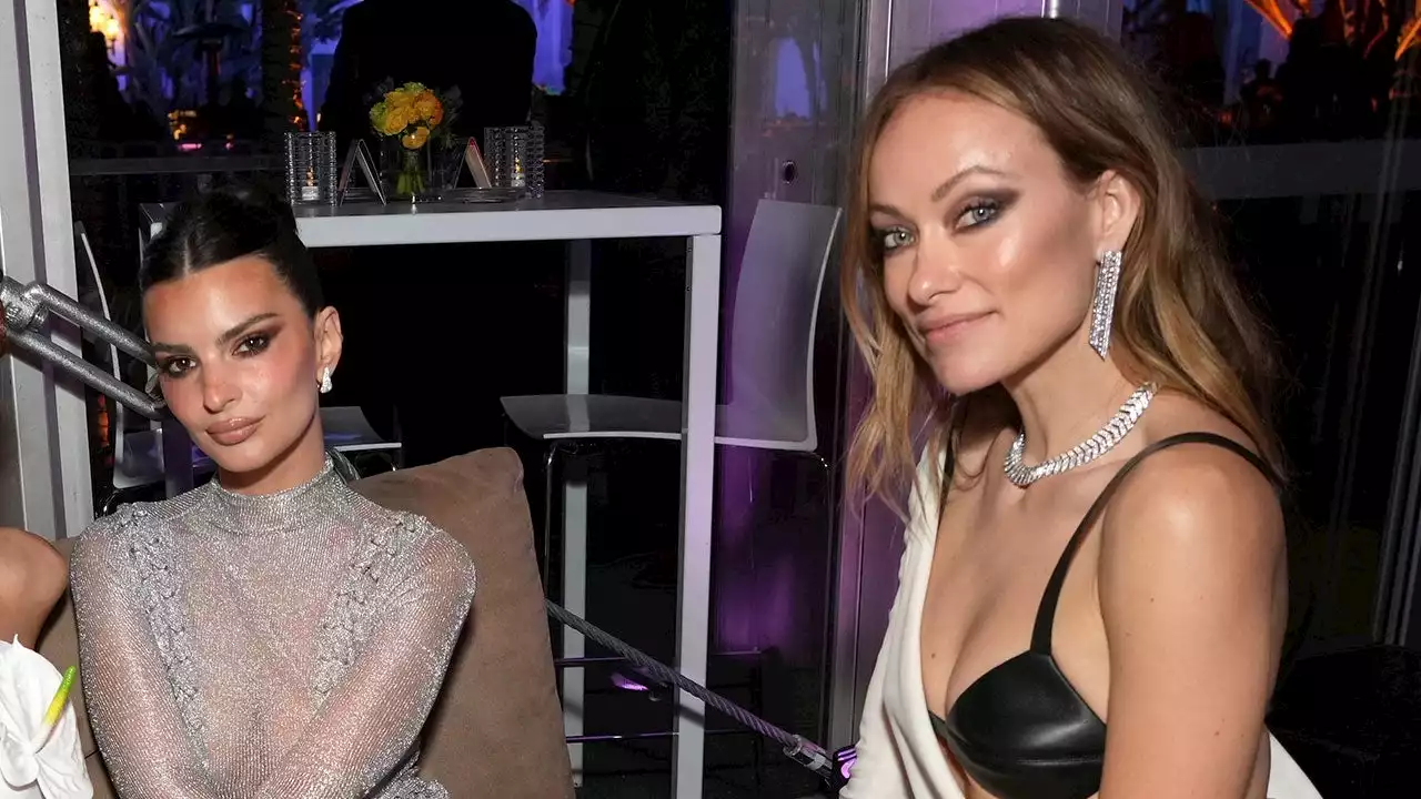 Olivia Wilde Spotted With Emily Ratajkowski Before Harry Styles Kiss