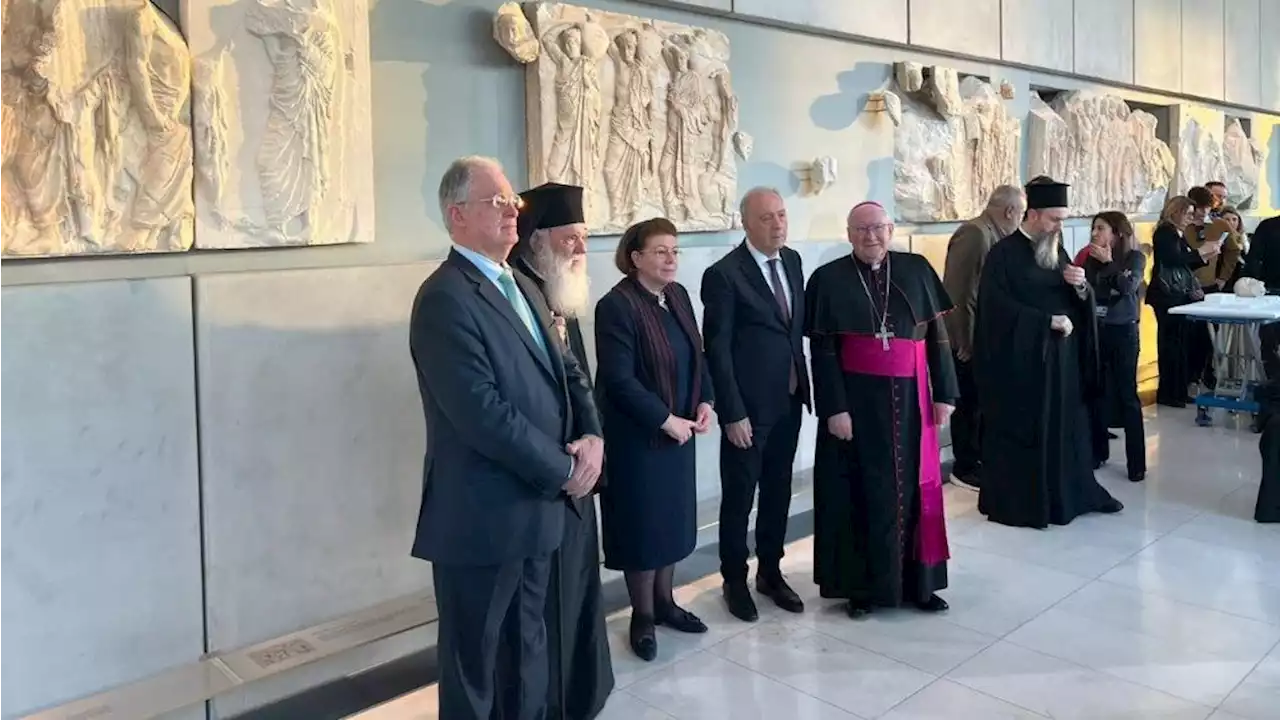 Three fragments of Parthenon brought to Athens in ceremony