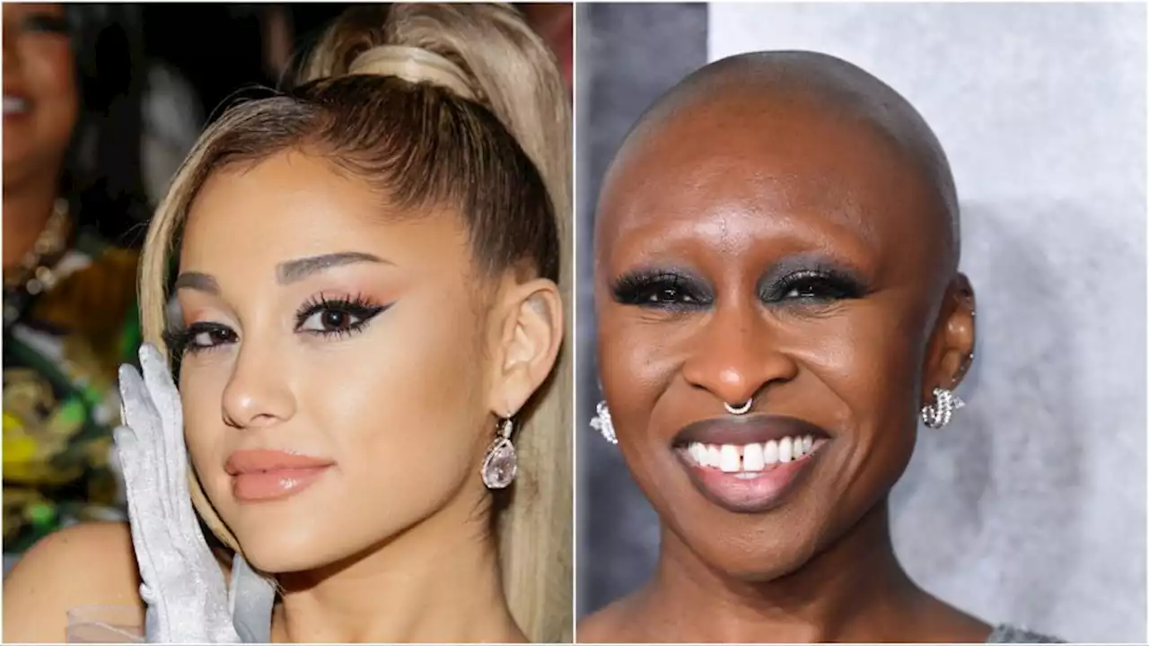 Ariana Grande, Cynthia Erivo Reveal Their 'Wicked' Looks From Movie Set