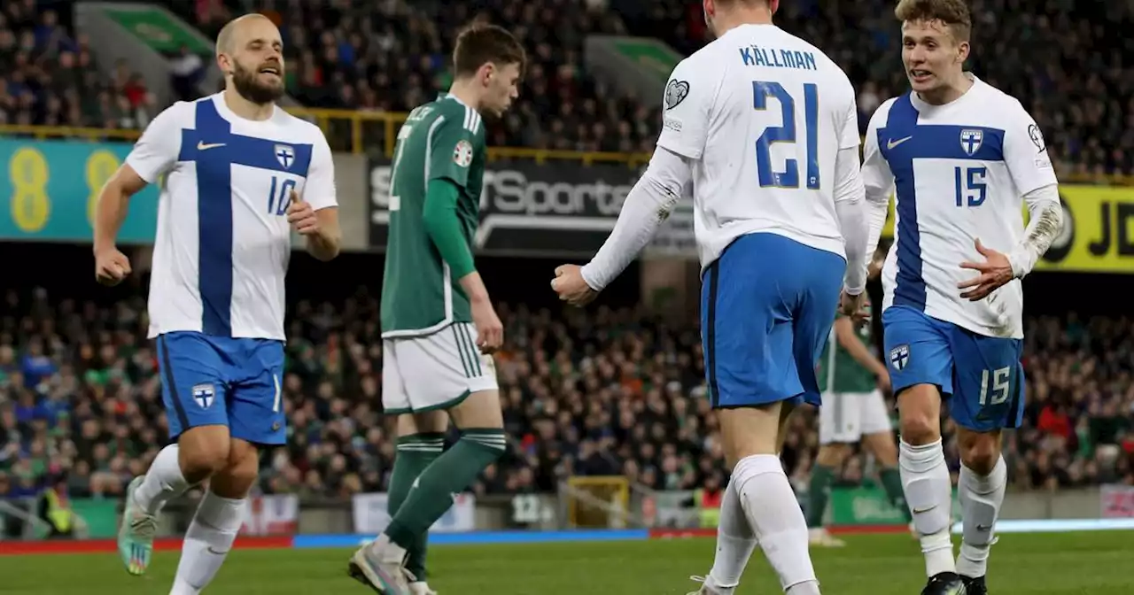 Michael O’Neill’s first home game back as Northern Ireland boss ends in defeat to Finland